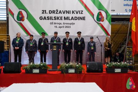 5. Oder z gosti ob zaključku tekmovanja.